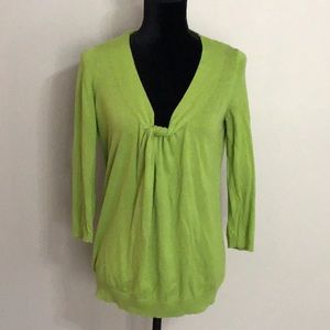 Lime Green “Loft” Sweater - Size M